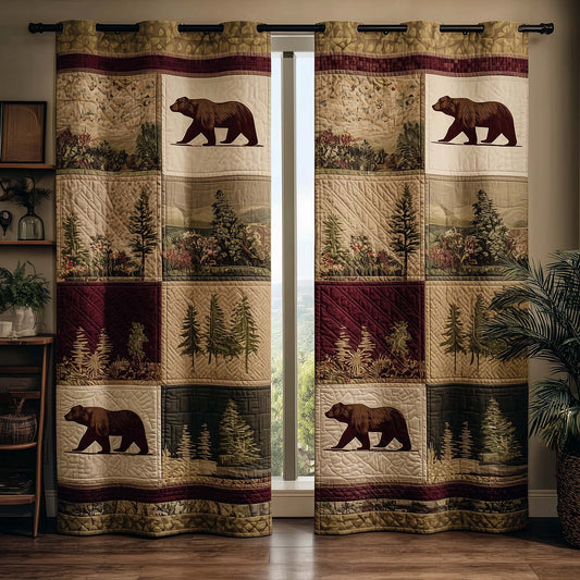 Prairie Bear Quilted Curtains GFTOQM2759