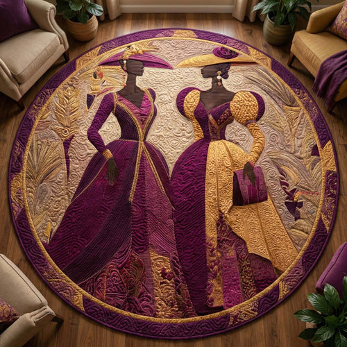 Regal Duet Quilted Round Mat GFTOQM2867
