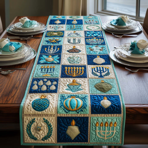 Festival Tiles Quilted Table Runner GFTOQM2908