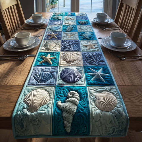 Sea Harmony Quilted Table Runner GFTOQM2912