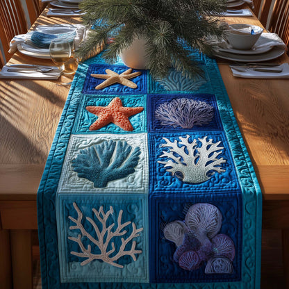 Reef Elegance Quilted Table Runner GFTOQM2914