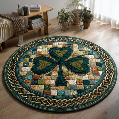 Celtic Clover Quilted Round Mat GFTOQM2918