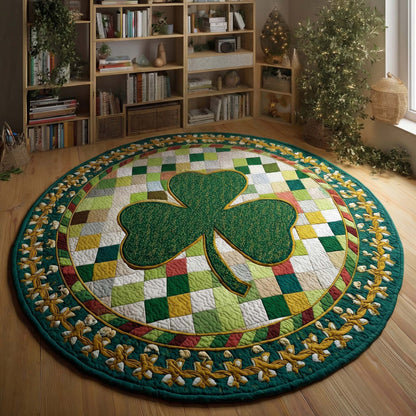 Lucky Mosaic Quilted Round Mat GFTOQM2919
