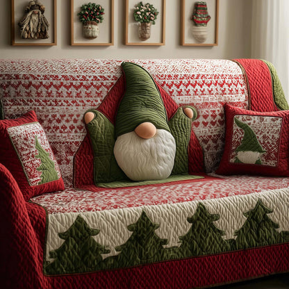 Nordic Gnome Quilted Sofa Cover GFTOQM300