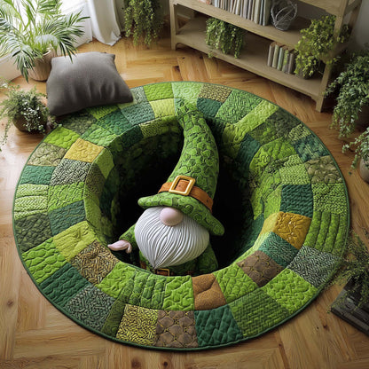 Lucky Gnome Quilted Round Mat GFTOQM3061