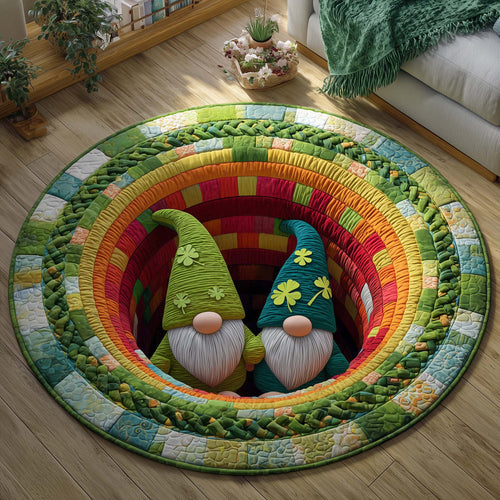 Lucky Hollow Quilted Round Mat GFTOQM3067