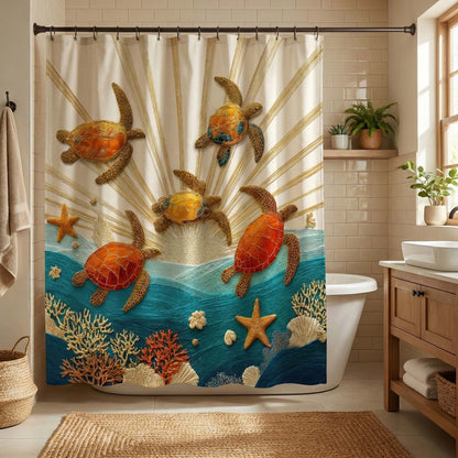 Golden Hatchlings Shower Curtain GFTOQM3151