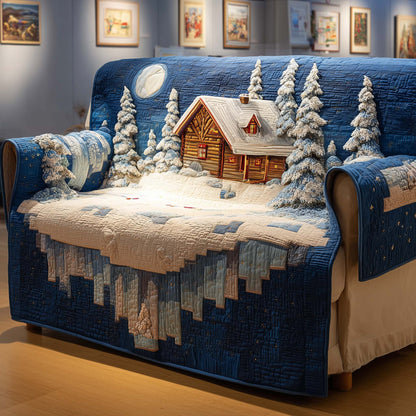 Moonlit Cabin Quilted Sofa Cover GFTOQM317