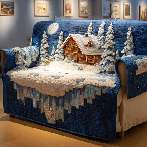Moonlit Cabin Quilted Sofa Cover GFTOQM317