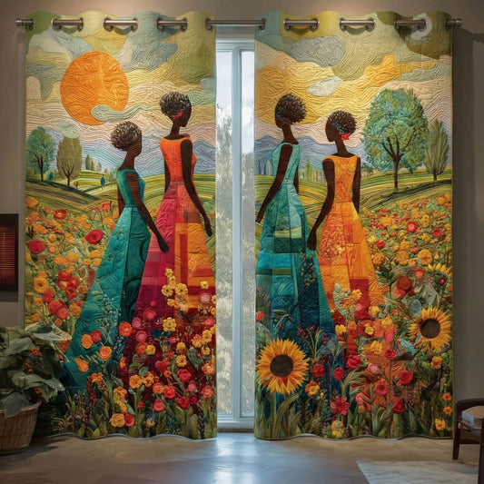 Savanna Sisters Quilted Curtains GFTOQM3187