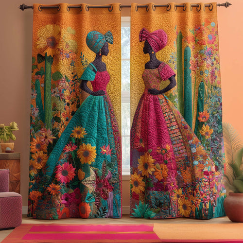 Desert Bloom Queens Quilted Curtains GFTOQM3189