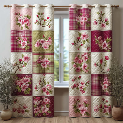 Cherry Blossom Quilted Curtains GFTOQM3195