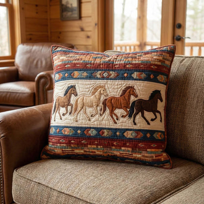 Western Gallop Quilted Pillow Case GFTOQM3200