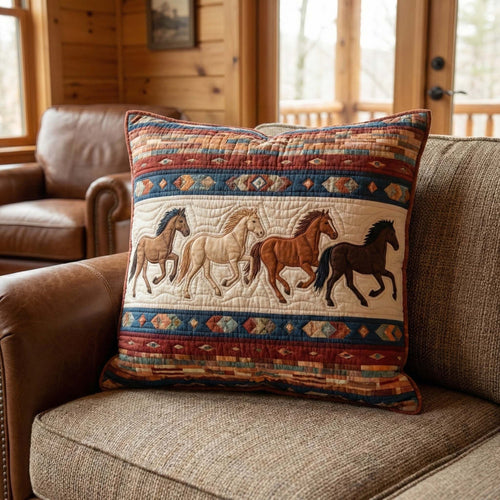Western Gallop Quilted Pillow Case GFTOQM3200