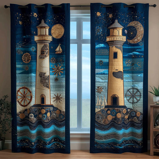 Nautical Gear Quilted Curtains GFTOQM3227