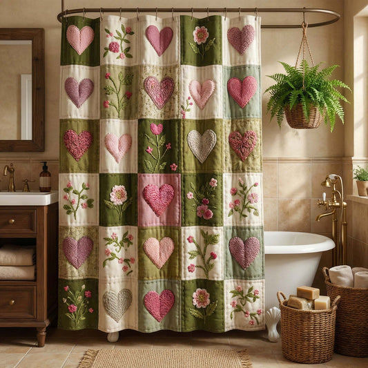 Blush Garden Shower Curtain GFTOQM3288