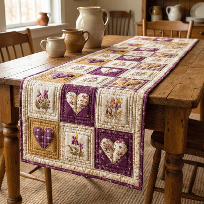 Country Lavender Quilted Table Runner GFTOQM3295