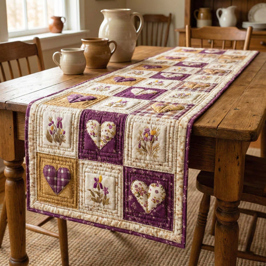 Country Lavender Quilted Table Runner GFTOQM3295
