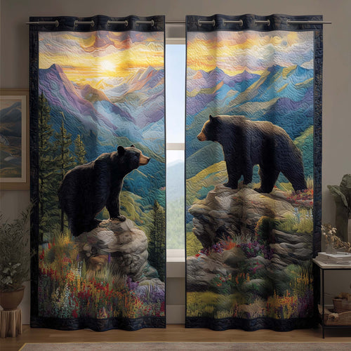 Mountain Guardians Quilted Curtains GFTOQM3311
