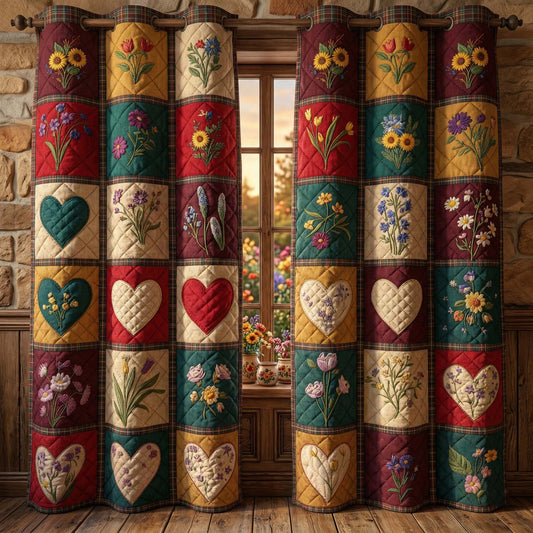 Harvest Garden Quilted Curtains GFTOQM3319