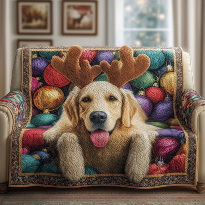 Ornament Retriever Quilted Sofa Cover GFTOQM334