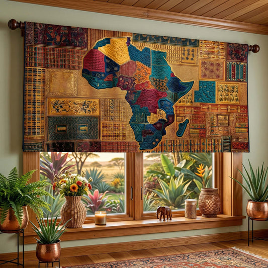 Heritage Africa Quilted Valance GFTOQM3364