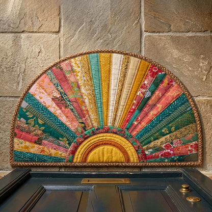 Floral Sunrise Quilted Welcome Mat GFTOQM3375