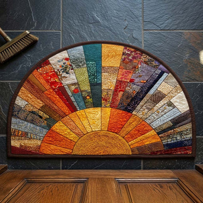 Patchwork Sunrise Quilted Welcome Mat GFTOQM3377