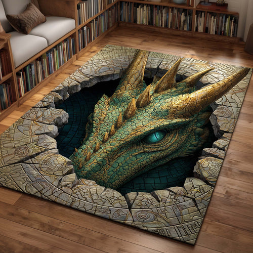 Emerald Gaze Area Rug GFTOQM3448