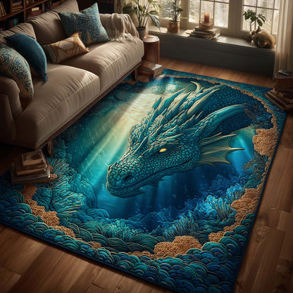 Aqua Abyss Area Rug GFTOQM3452