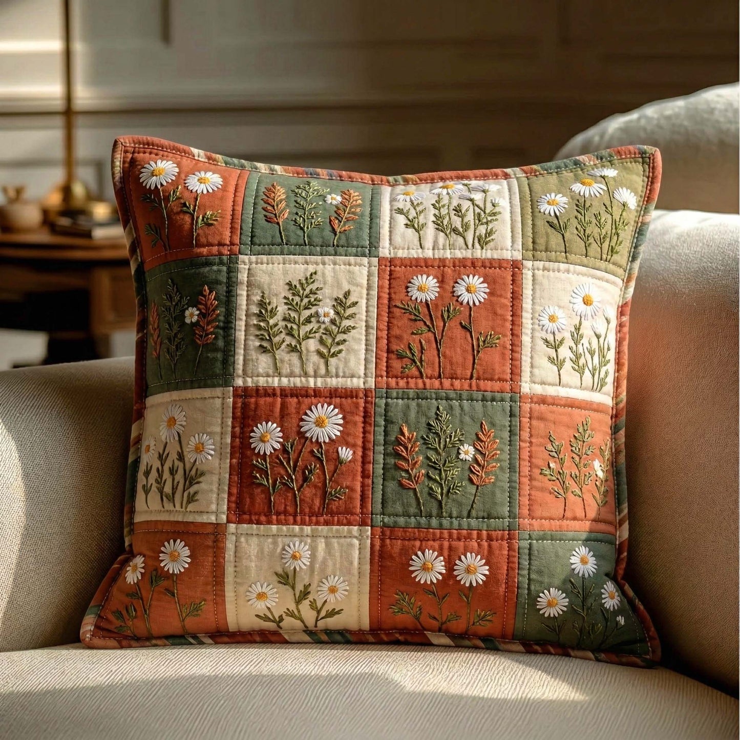 Blossom Grace Quilted Pillow Case GFTOQM3487