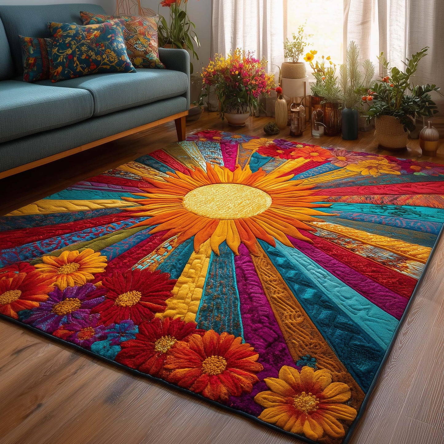 Cloudy Horizon Area Rug GFTOQM3492