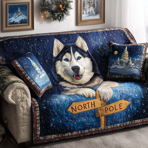 North Husky Quilted Sofa Cover GFTOQM352