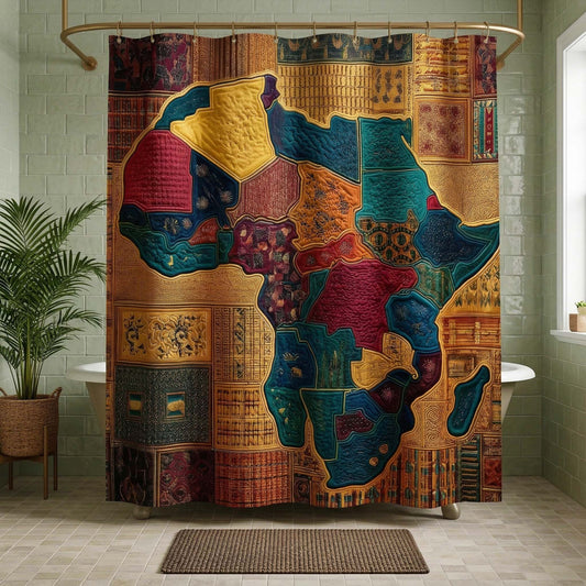 Heritage Africa Shower Curtain GFTOQM3591