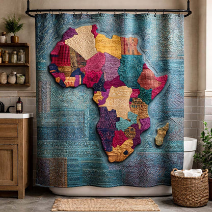 Azure Africa Shower Curtain GFTOQM3594