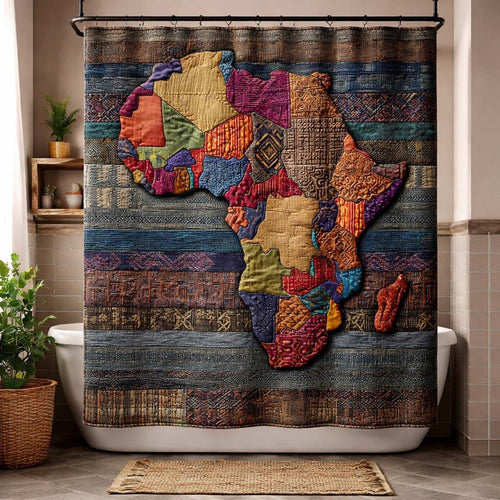 Rustic Africa Shower Curtain GFTOQM3595