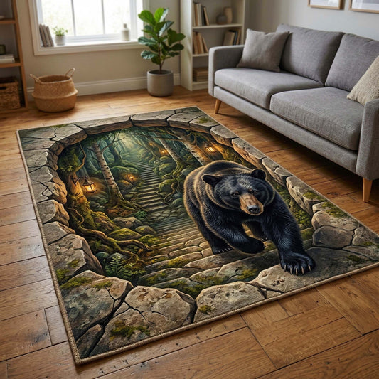 Shadow Bear Area Rug GFTOQM3637