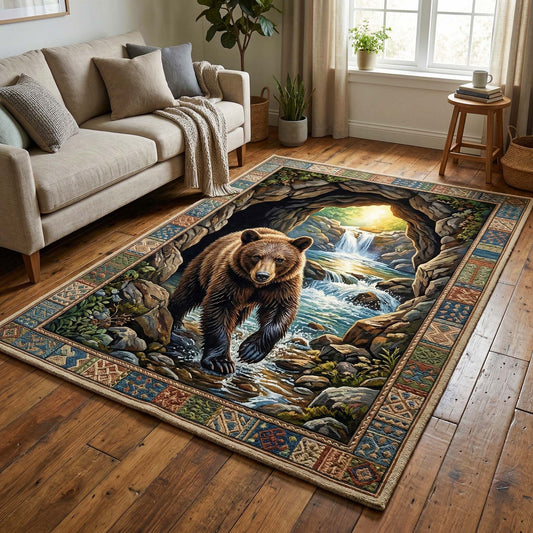 River Bear Area Rug GFTOQM3641