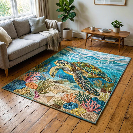 Reef Turtle Area Rug GFTOQM3670