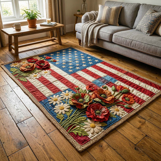 Floral Stripes Area Rug GFTOQM3681
