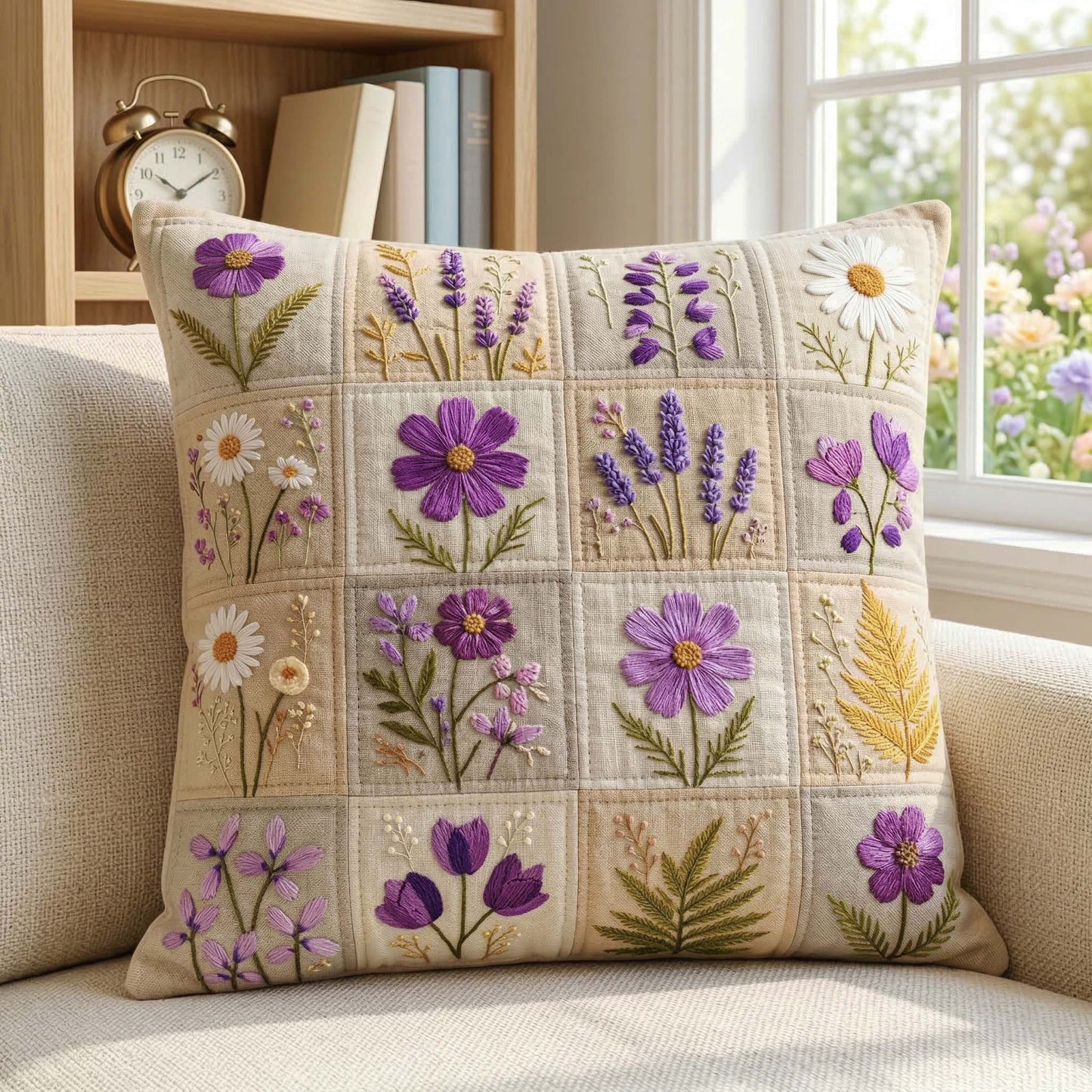 Blossom Grace Quilted Pillow Case GFTOQM3688