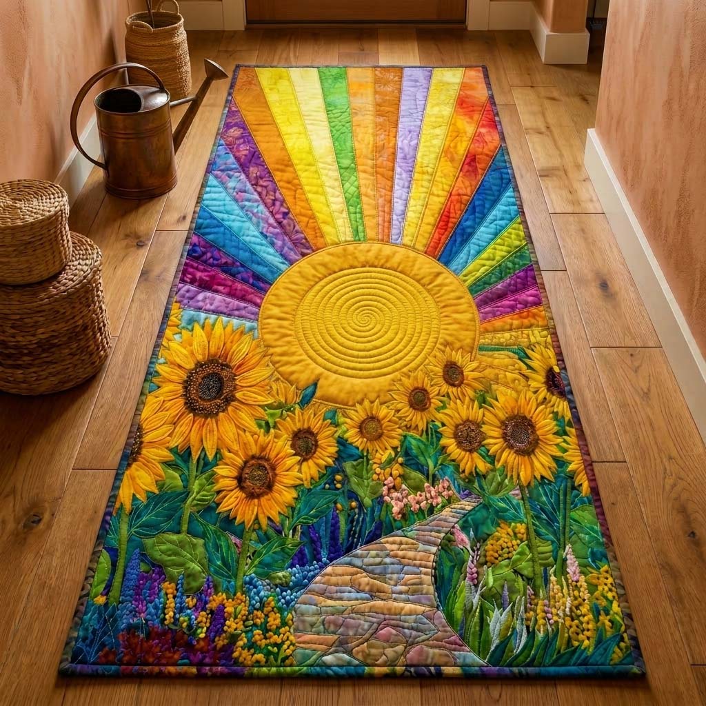 Sunflower Sunrise Runner Rug GFTOQM3721