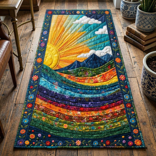 Mountain Sunrise Runner Rug GFTOQM3723