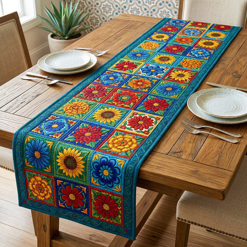 Sunflower Sky Quilted Table Runner GFTOQM3878