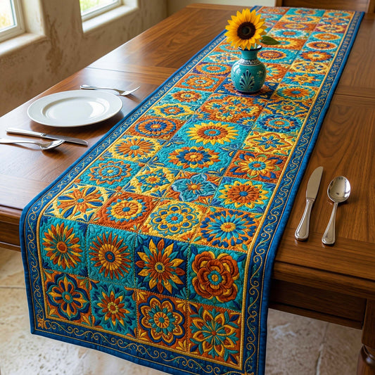 Summer Mandala Quilted Table Runner GFTOQM3881