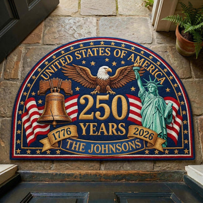 Liberty Bell Quilted Welcome Mat QTCUZ GFTOQM3982