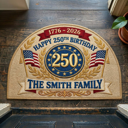 Golden Laurel Quilted Welcome Mat QTCUZ GFTOQM3986