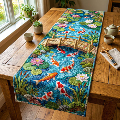 Wooden Bridge Quilted Table Runner GFTOQM3991