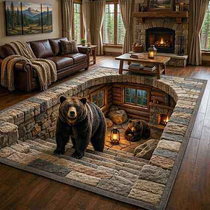 Rustic Guardian Area Rug GFTOQM4051