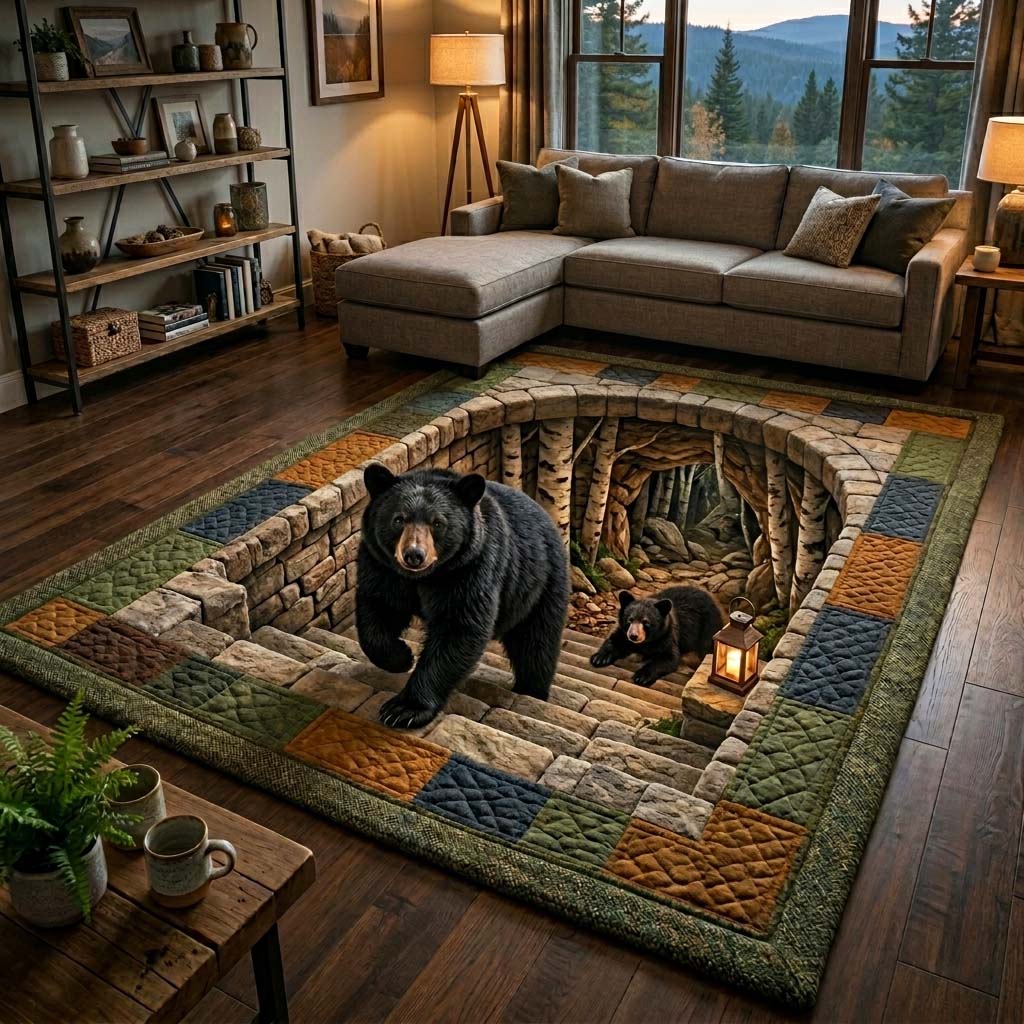 Rustic Guardian Area Rug GFTOQM4054